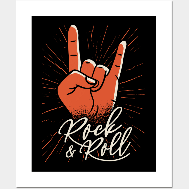 Rock & Roll Wall Art by Kali Space